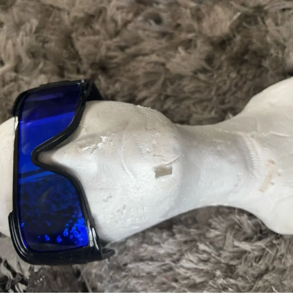 Versace 4451 GB1/55 Sunglasses Mirrored Unisex Maxi Medusa Biggie Shield Eyewear